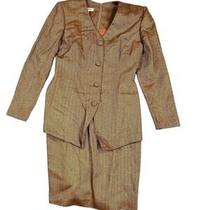 Women's Depeche Mode by Yves Cossette Vintage Skirt Suit Size 4 EUC